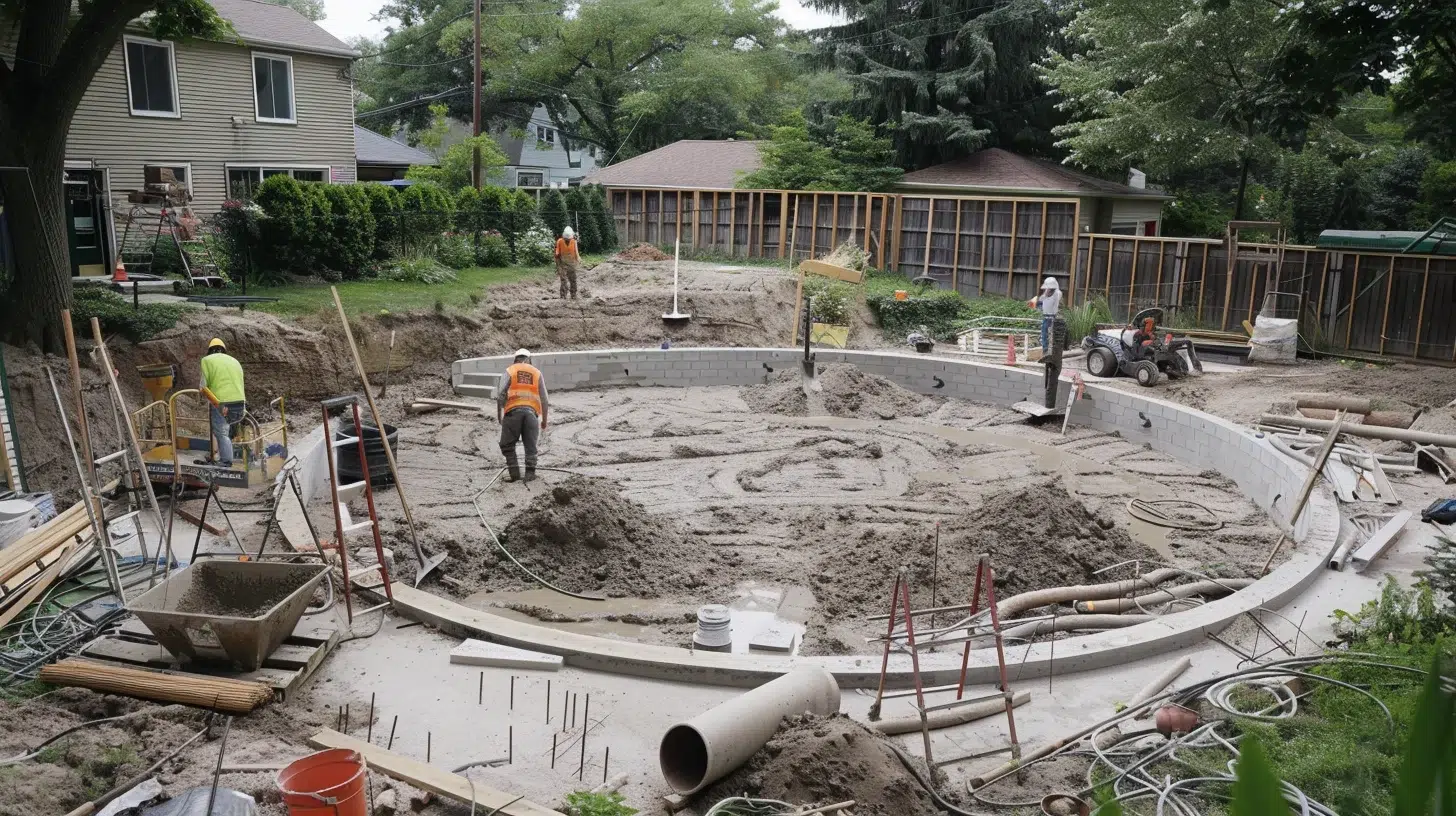 construire une piscine