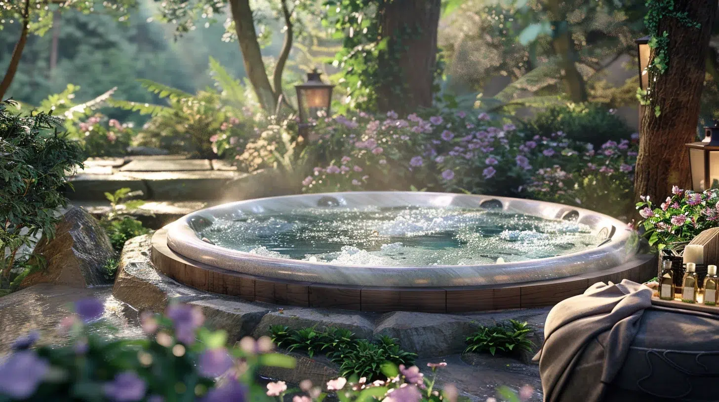 jacuzzi jardin