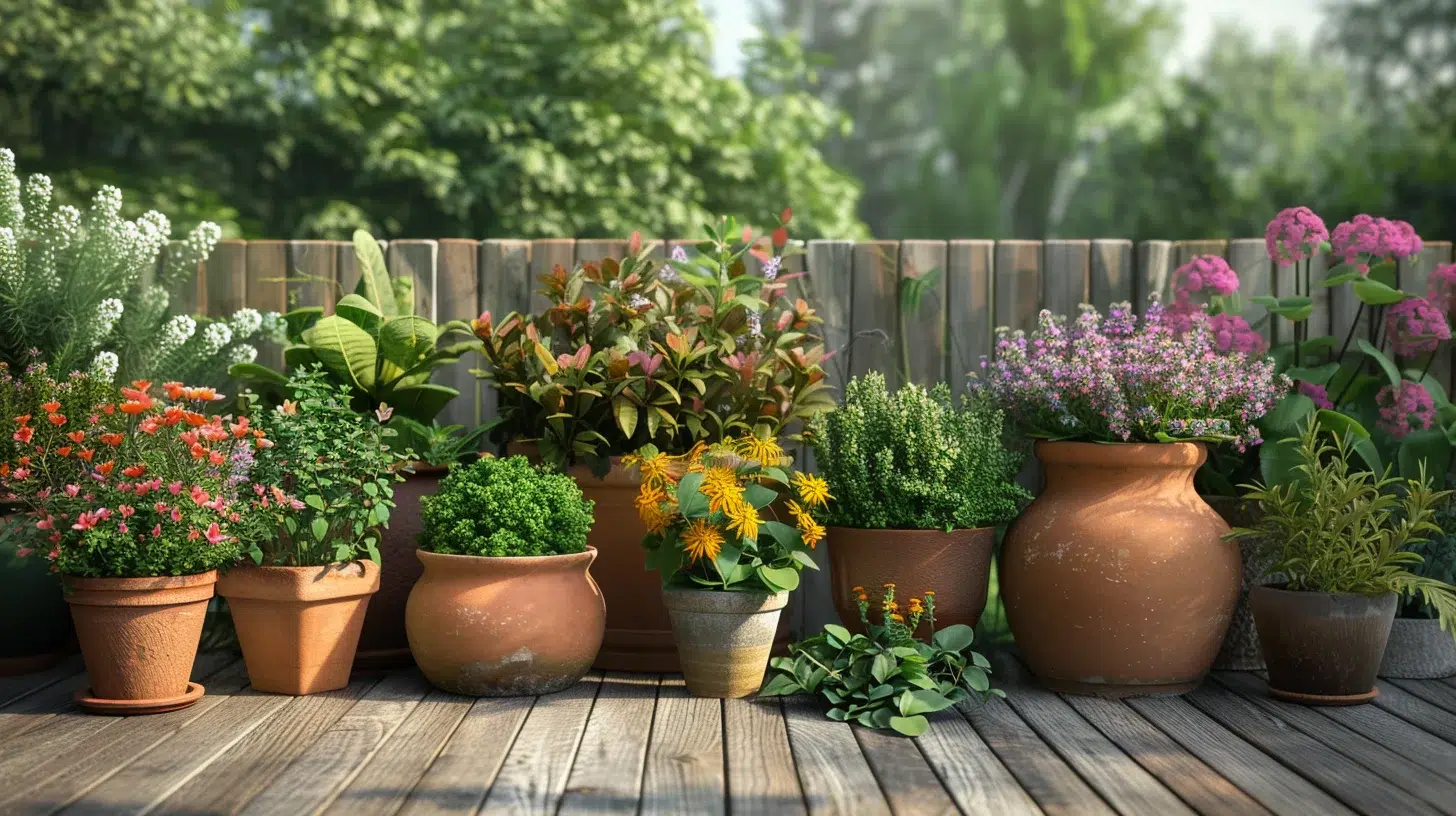 Vivaces en pot : sélection de plantes résistantes pour jardinières annuelles