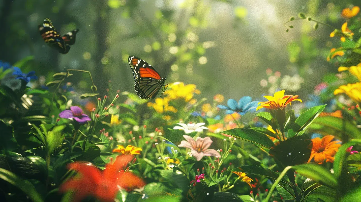 Les variétés de plantes indigènes, un jardin qui attire et sustente les papillons