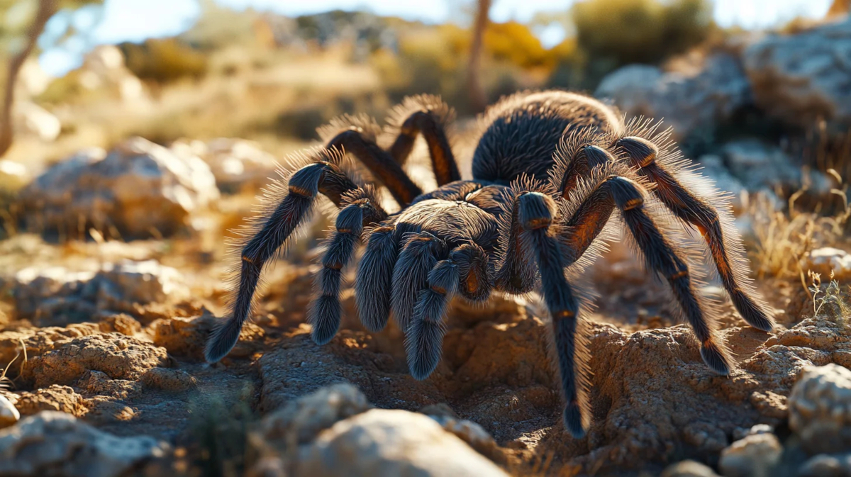 Comment reconnaître la mygale de Provence dans son habitat naturel